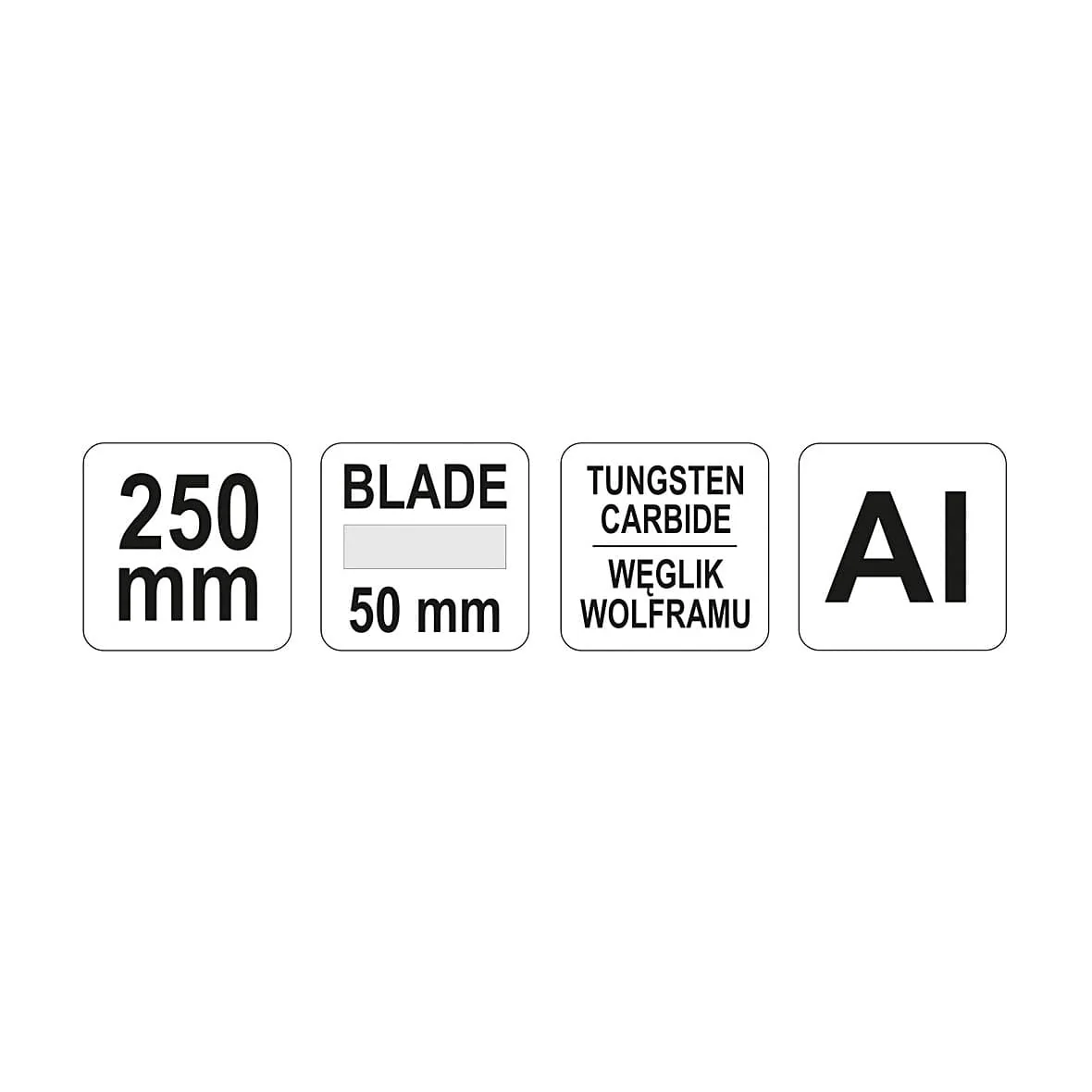 Yato 250 mm Metal Scraper, YT-5703