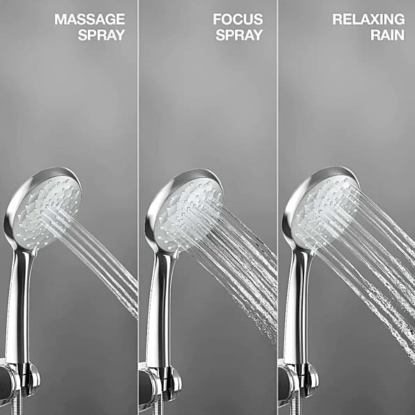 Kohler Awaken Organic Multi Mode Shower Head With Shower Arm In Polished Chrome Finish, K-72425IN-CP