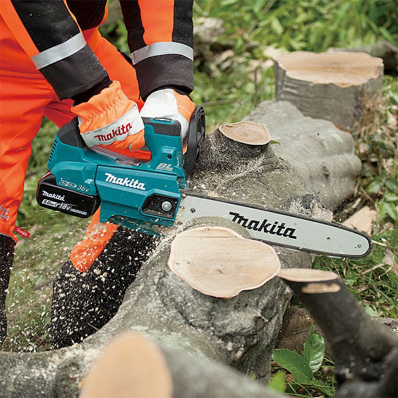 Makita 18V X2 (36V) LXT BL Brushless 350 mm / 14 Inch Cordless Chain Saw (Bare Tool), DUC356Z