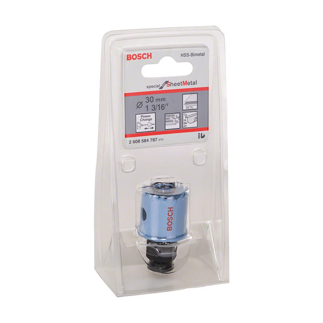 Bosch 30 mm Sheet Metal Power Change Adapter, 2 608 584 787