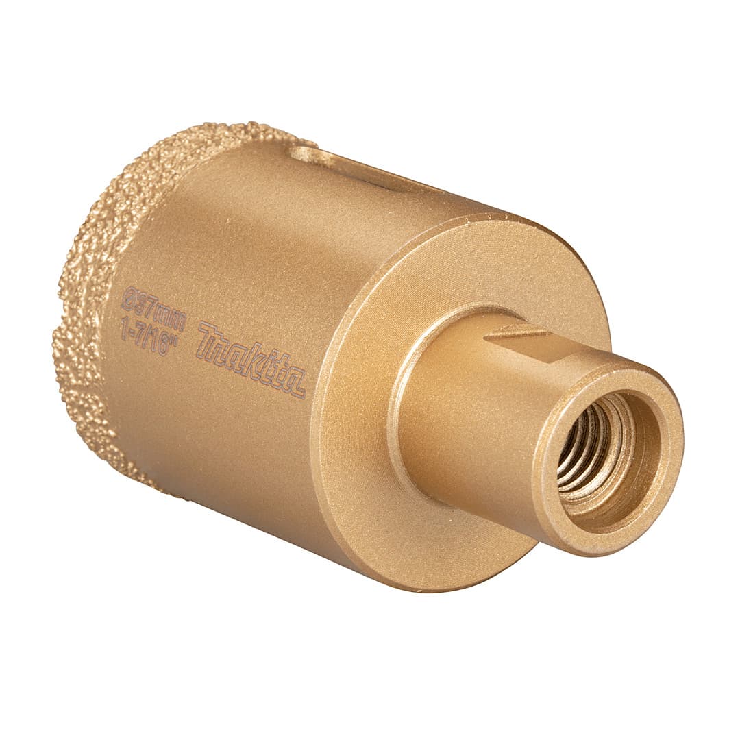 Makita 37 mm Dia x M10 mm Vacuum Brazed Diamond Core Bit, D-75188