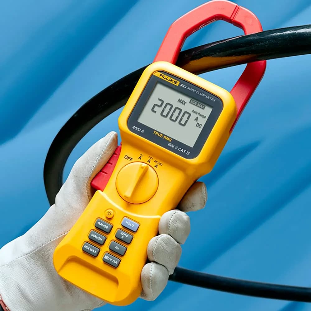 Fluke 353 2000A True-RMS AC / DC Clamp Meter