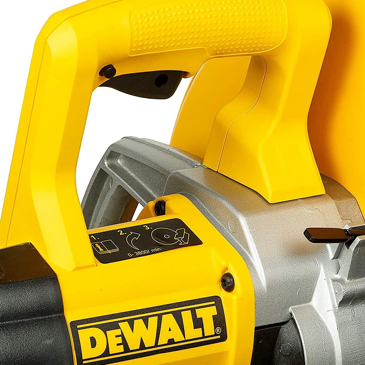 Dewalt 355mm / 2200W Corded Electric Heavy Duty Chop Saw with Wheel Included, DW871-IN