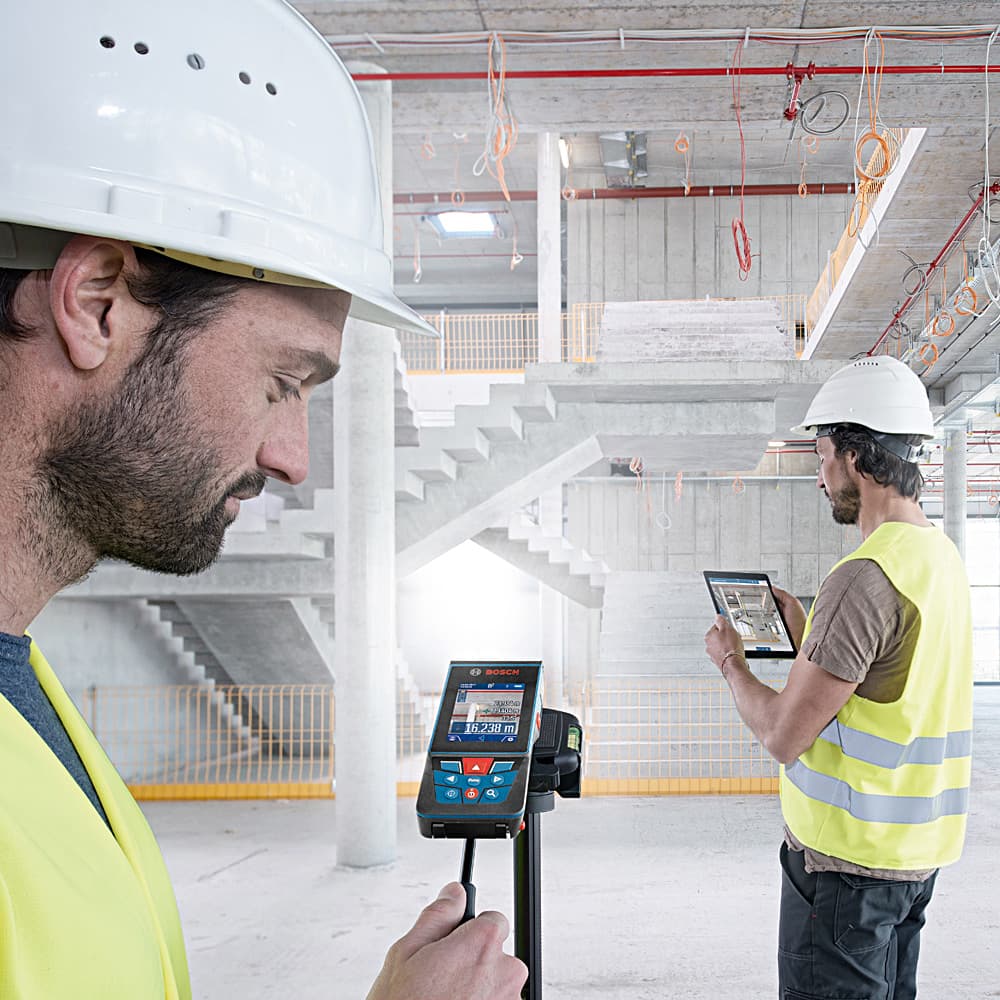 Bosch 150 Mtr Professional Laser Measure With Bluetooth Connectivity & Inbuilt Camera, GLM150C