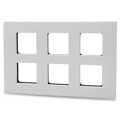 Schneider Electric Opale 12 M Grid & 12 Module Cover Frame - White (Pack of 5 Pcs), X0712