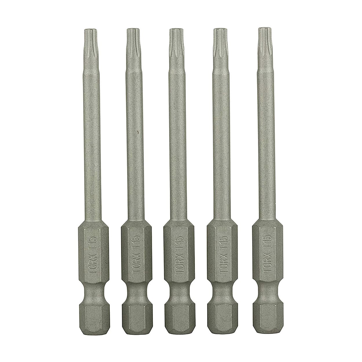 Dewalt T15 x 70 mm Length Torx High Quality Screwdriving Bits (Pack of 5 Pcs), DT7291-QZ