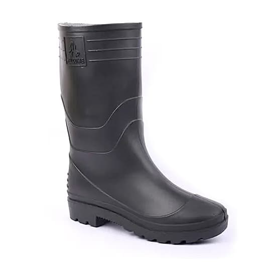 Hillson Welcome Black Dual Density PVC Safety Gumboots