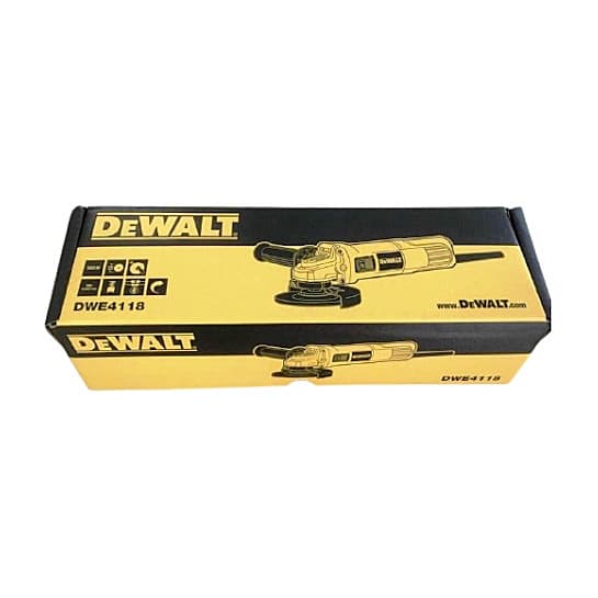 Dewalt 100mm / 4 inch 950W Side Switch Variable Speed Angle Grinder, DWE4118-B1