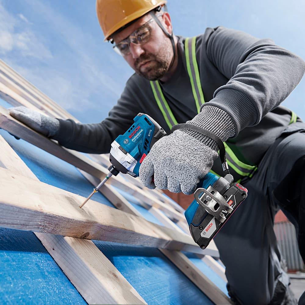 Bosch 18V Professional Cordless Impact Driver with Charger & 2 Pcs 2.0Ah Batteries , GDR 18V-215