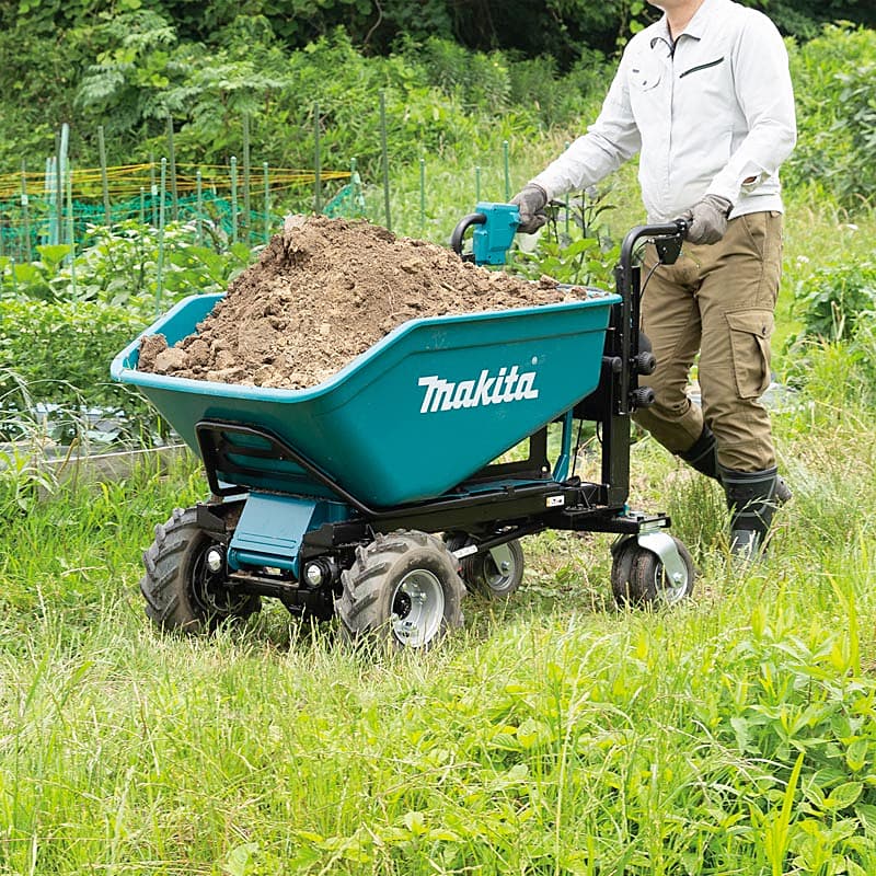 Makita 300 kg Load Capacity 18V X2 (36V) LXT BL Battery Powered 4 Wheel Wheelbarrow (Bare Tool), DCU603Z