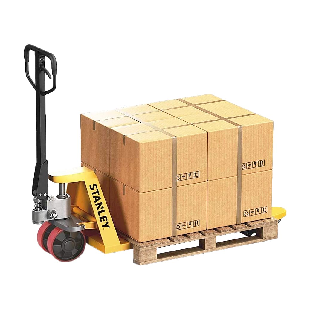 Stanley 2500 Kg Commercial Pallet Hand Truck with Wide Forks, SXWT-CPT-25W