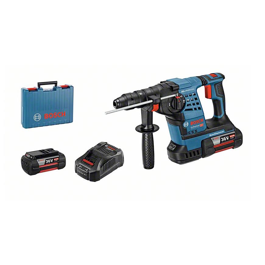 Bosch 36V Professional Heavy Duty Cordless Rotary Hammer with SDS Plus, GBH 36 V-LI Plus