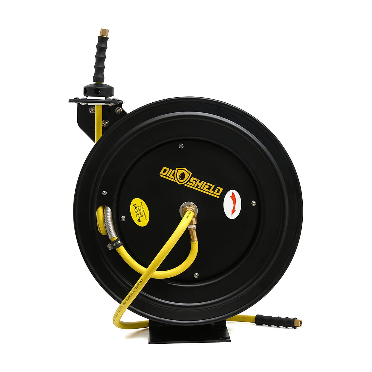 OilShield 15 Mtr / 10 mm Heavy Duty Auto-Retractable Air Hose Reel, ZAR1015HD-OS
