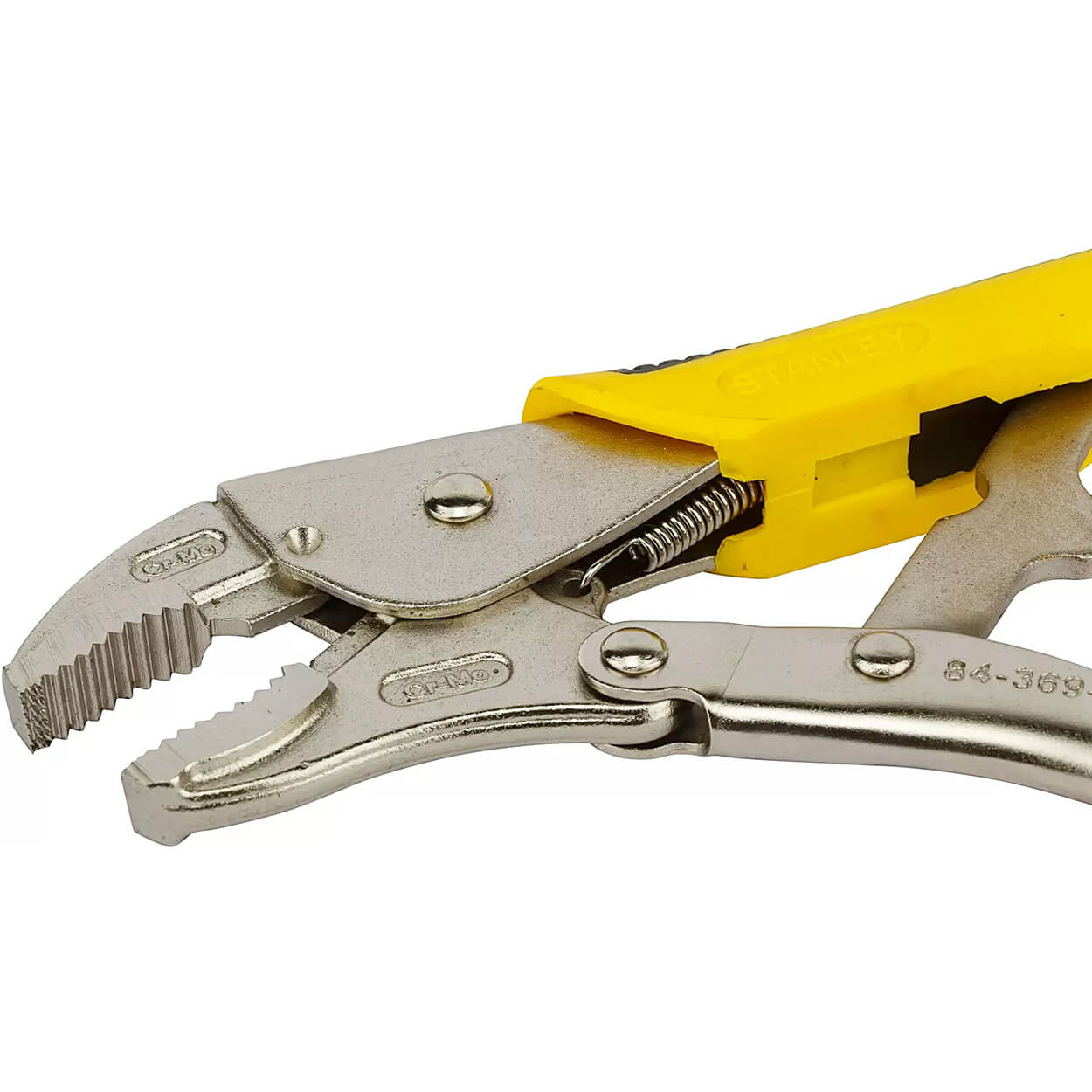 Stanley 10 inch / 254 mm Curved Locking Plier with Bi-Material Handle, 84-369-1-23