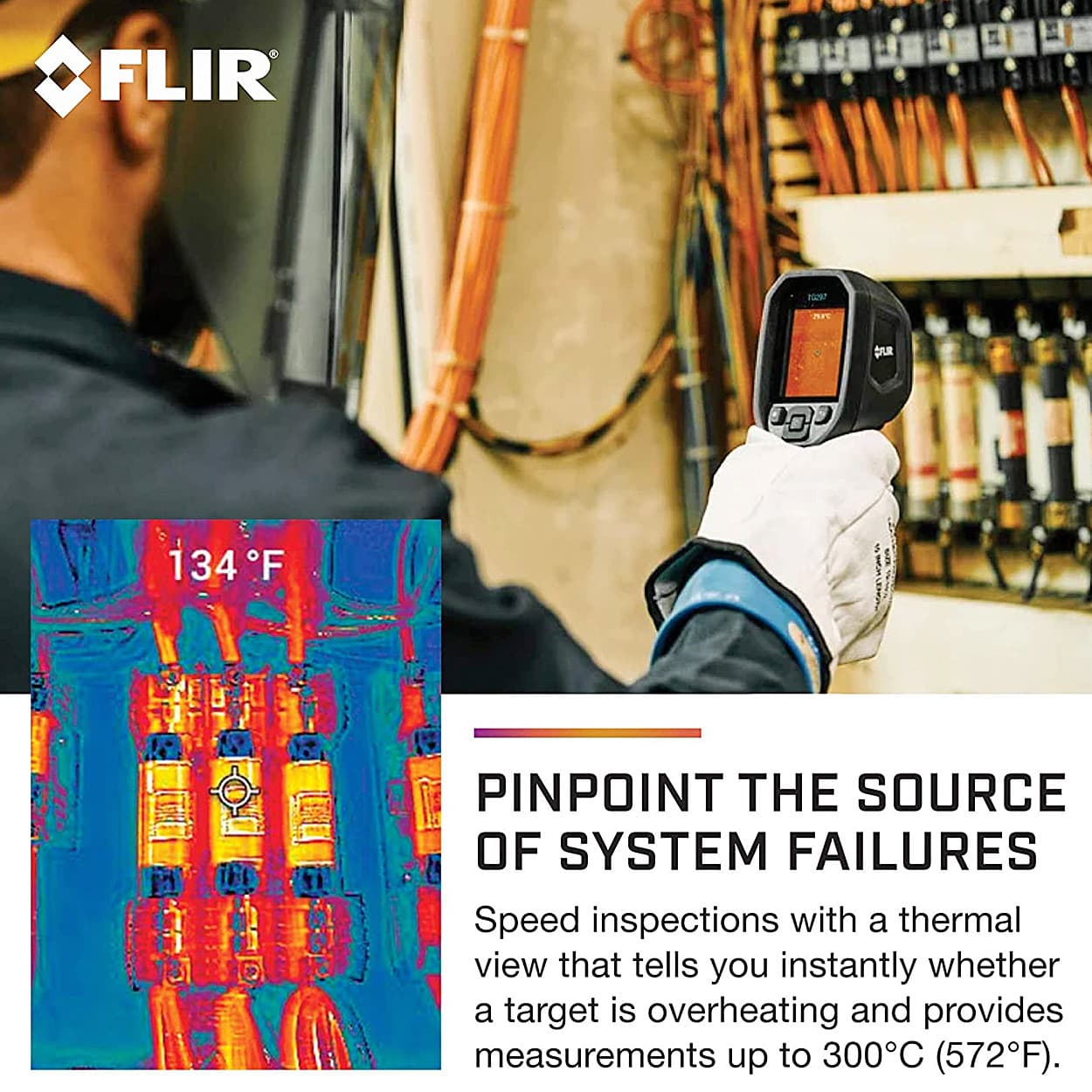 Flir Thermal Imaging Thermometer, TG165-X