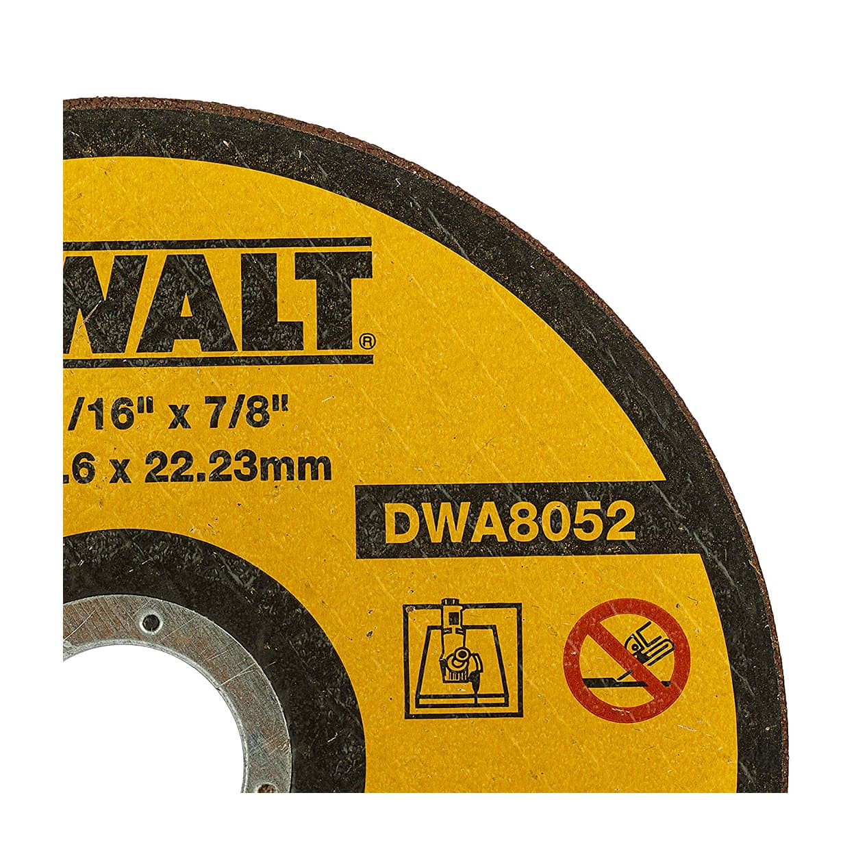 Dewalt 125 x 1.6 x 22.23 mm Metal Cutting Wheel, DWA8052