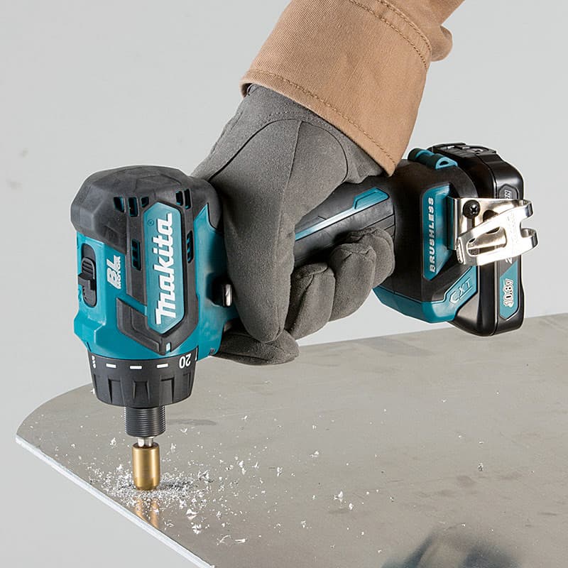 Makita 12V max CXT BL Cordless 6.35 mm (1/4") Drill Driver (Bare Tool), DF032DZ
