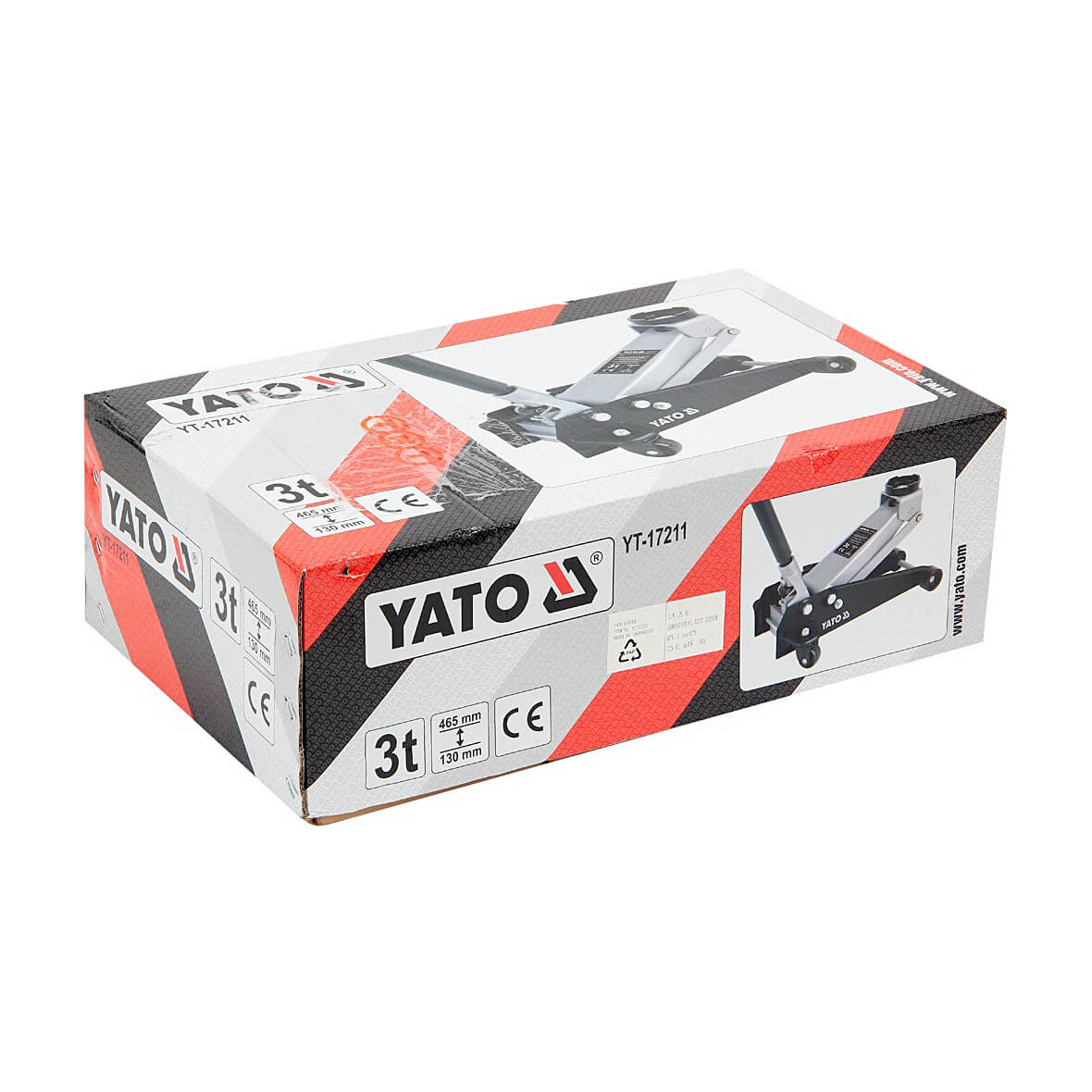 Yato 3 Ton Hydraulic Floor Jack, YT-17211
