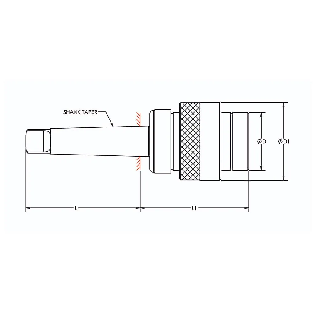 Tooltech MT2 Quick Change Chuck, Q.C.C.MT-2