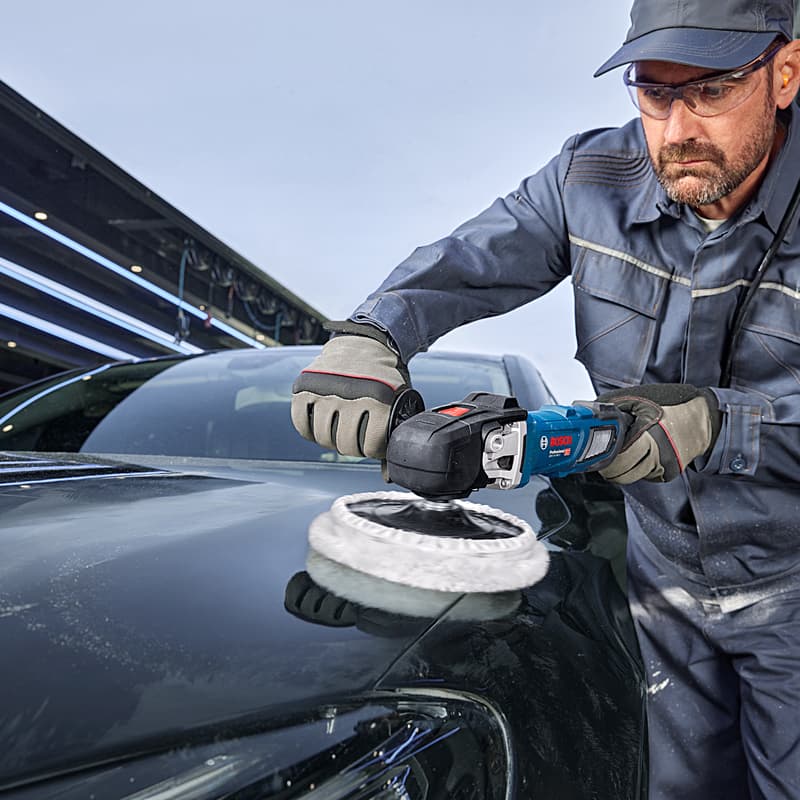Bosch 180 mm 1400W Universal Angle Polisher with D-handle, GPO 14-180 S