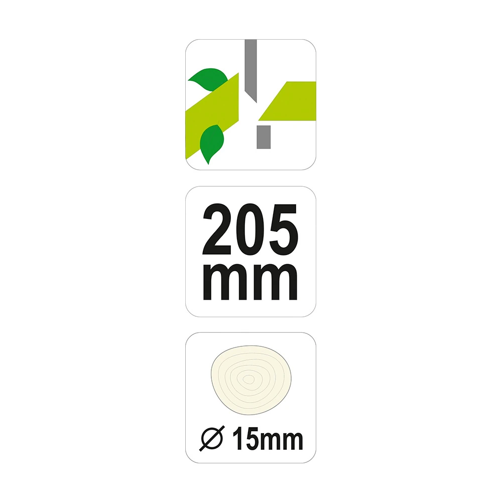 Yato 205 mm By Pass Pruner, YT-8800