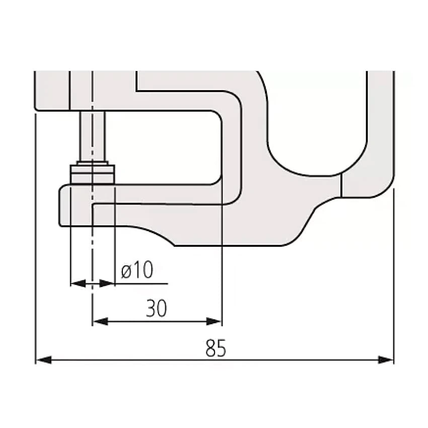 Mitutoyo 12 mm / 0.47 inch Standard Absolute Digital Thickness Gauge, 547-526S