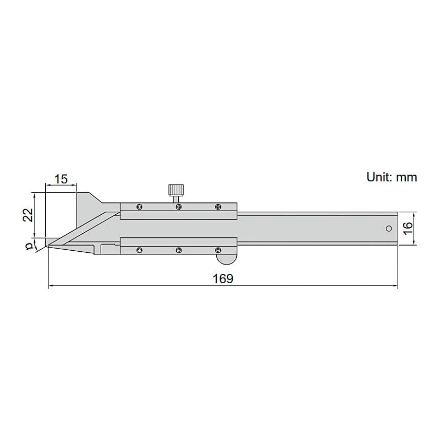 Insize 0-10 mm Chamfer Gages, 1267-66