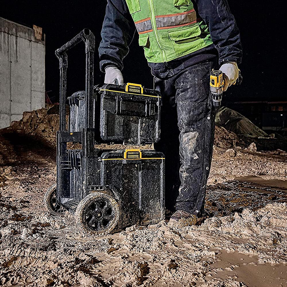 Dewalt Toughsystem 2.0 (DS450) Mobile Stackable Tool Box With 113 Kg Load Capacity, DWST83295-1