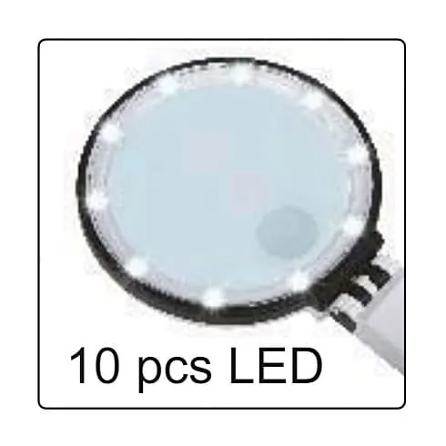 Insize Three Ways Magnifier With Illumination, 7512-1