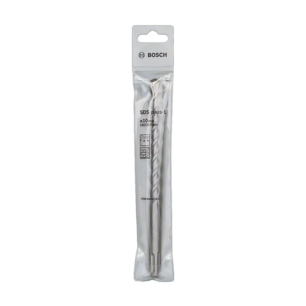 Bosch 10 x 210 mm SDS plus-1 Drill Bits, 2 608 680 274