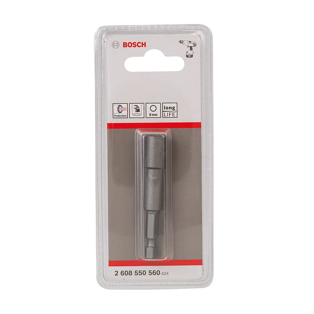 Bosch 8 mm / 1/4 inch Sq. Drive Nutsetter, 2 608 550 560
