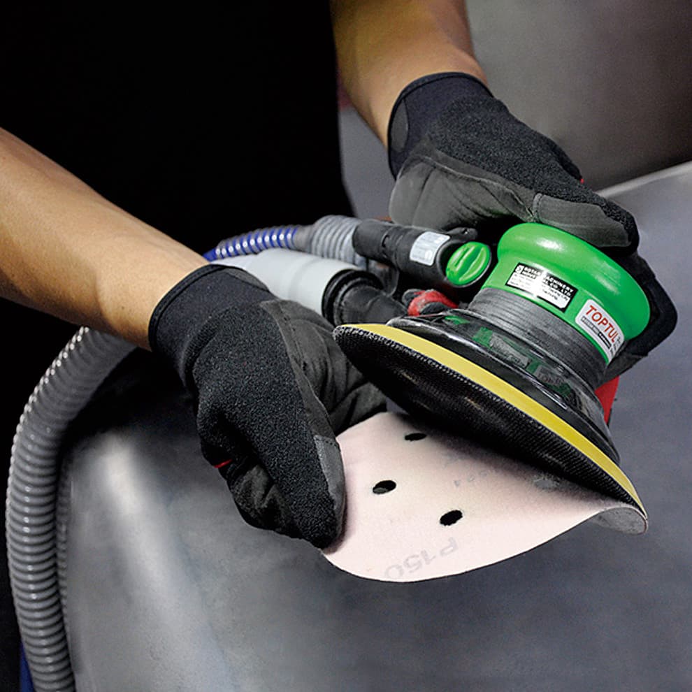 Toptul 127 mm / 5 Inch 3-In-1 Super Duty Orbital Air Sander, KAMA0503