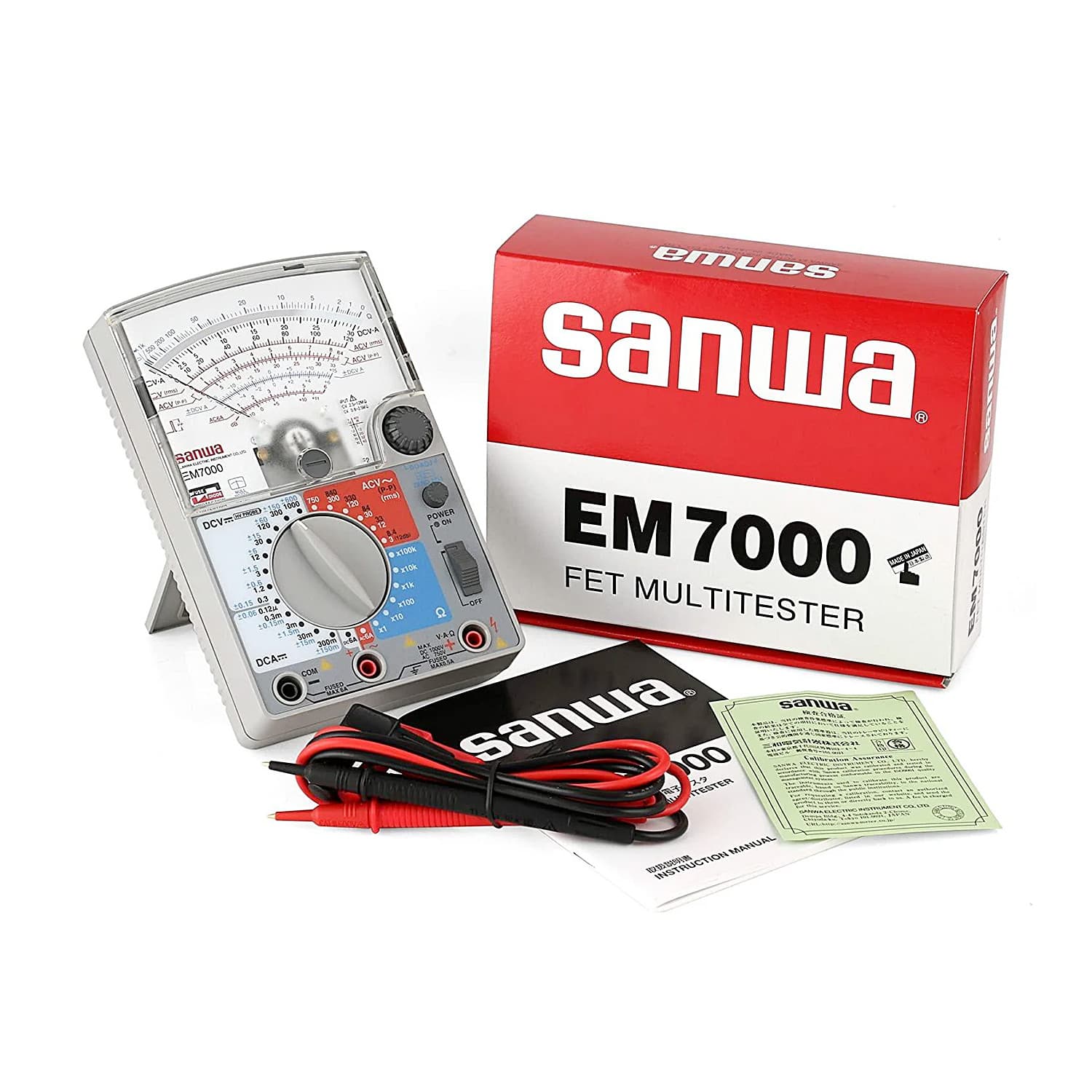 Sanwa 0.3 - 1000V Analog Multimeter, EM7000
