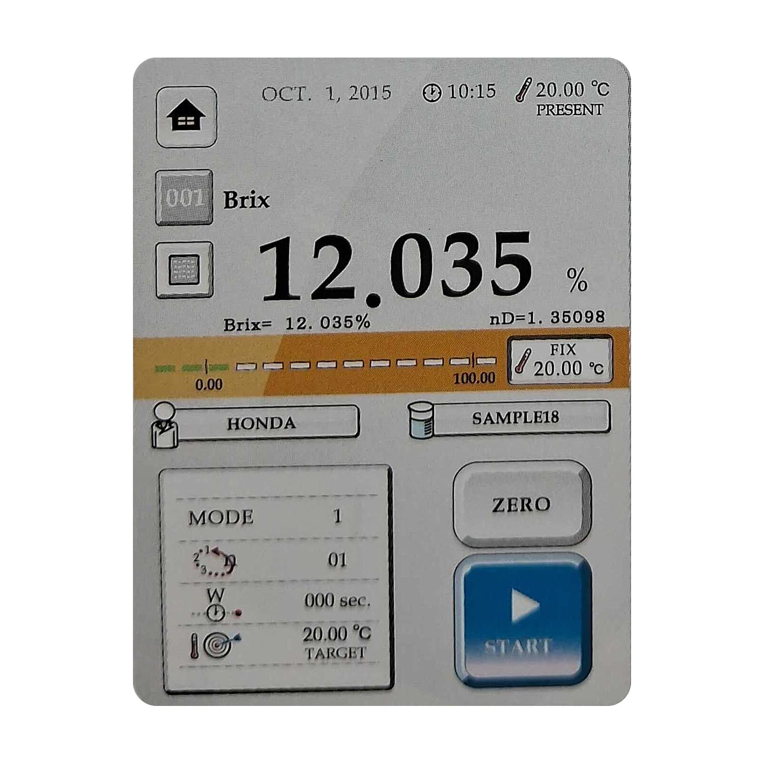 Atago Automatic Digital Refractometer, RX-5000i