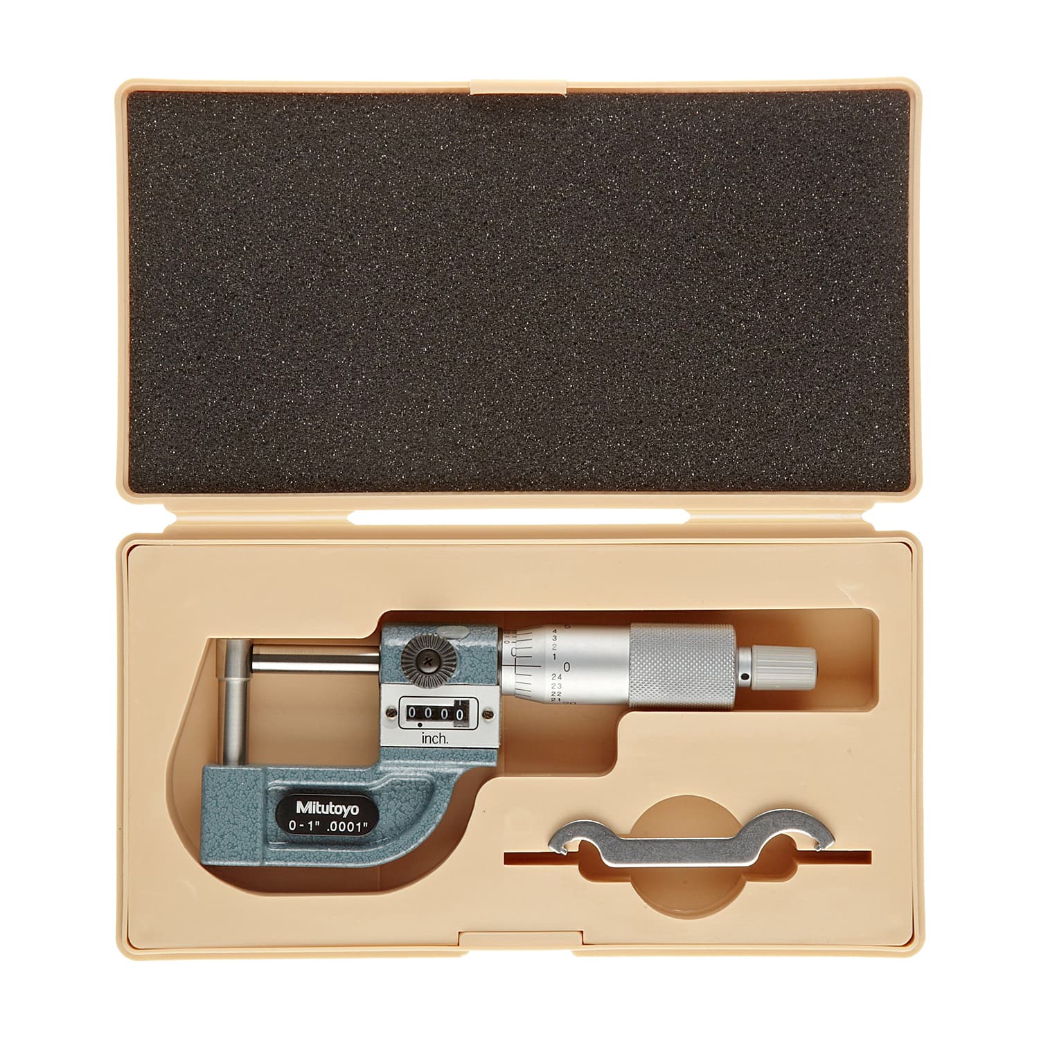 Mitutoyo 0 - 1 inch Mechanical Counter Tube Micrometer (Type C), 295-313