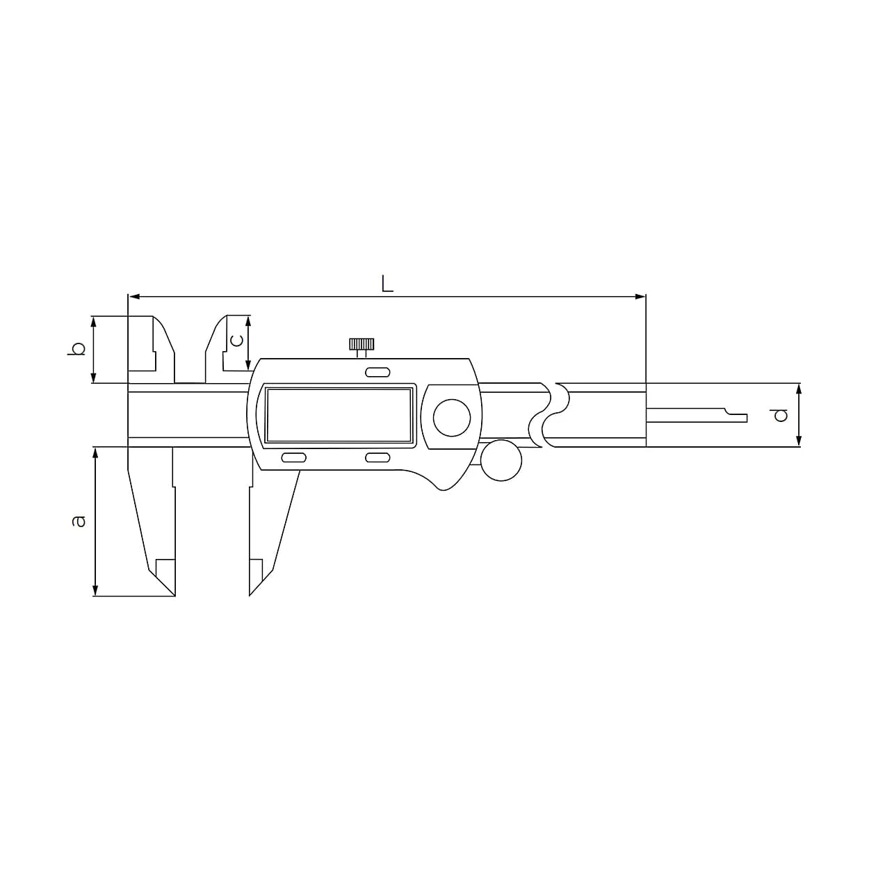 Ozar 200 mm / 8 Inch Digital Caliper, ACD-9367