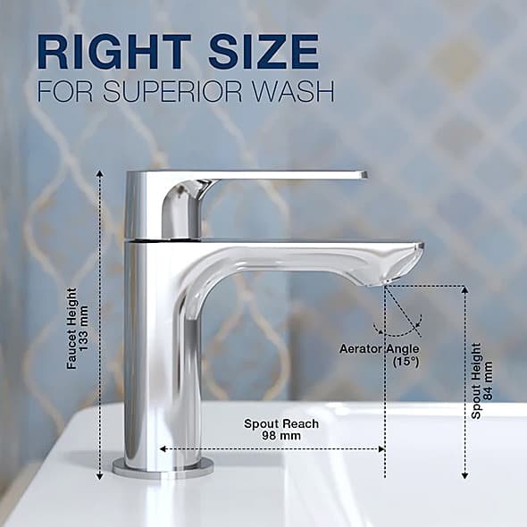 Kohler Fore Tri Pillar Tap In Polished Chrome Finish, K-27484IN-4-CP
