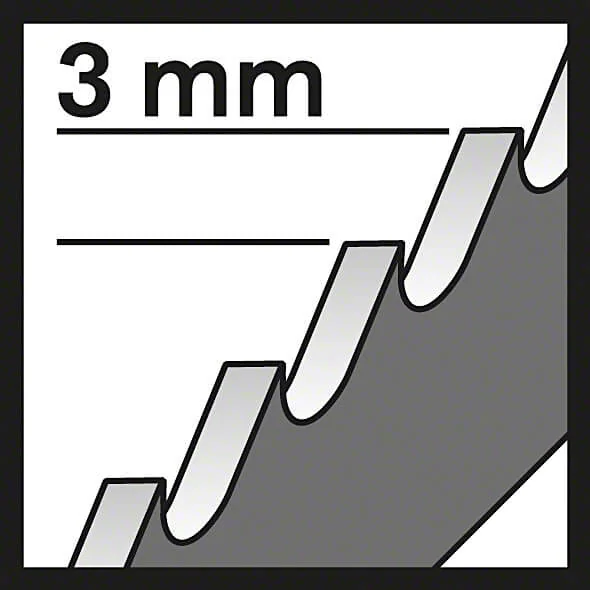 Bosch 100 mm Jigsaw Blades Basic for Wood (T 111 C), 2 608 630 033