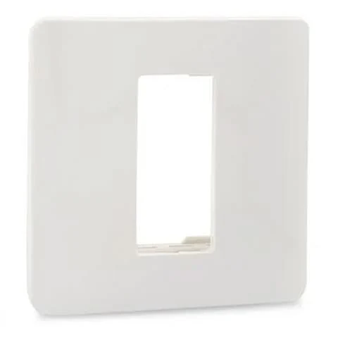 Schneider Electric Zencelo 1 M Grid & 1 Module Cover Frame - White (Pack of 10 Pcs), IN8401C