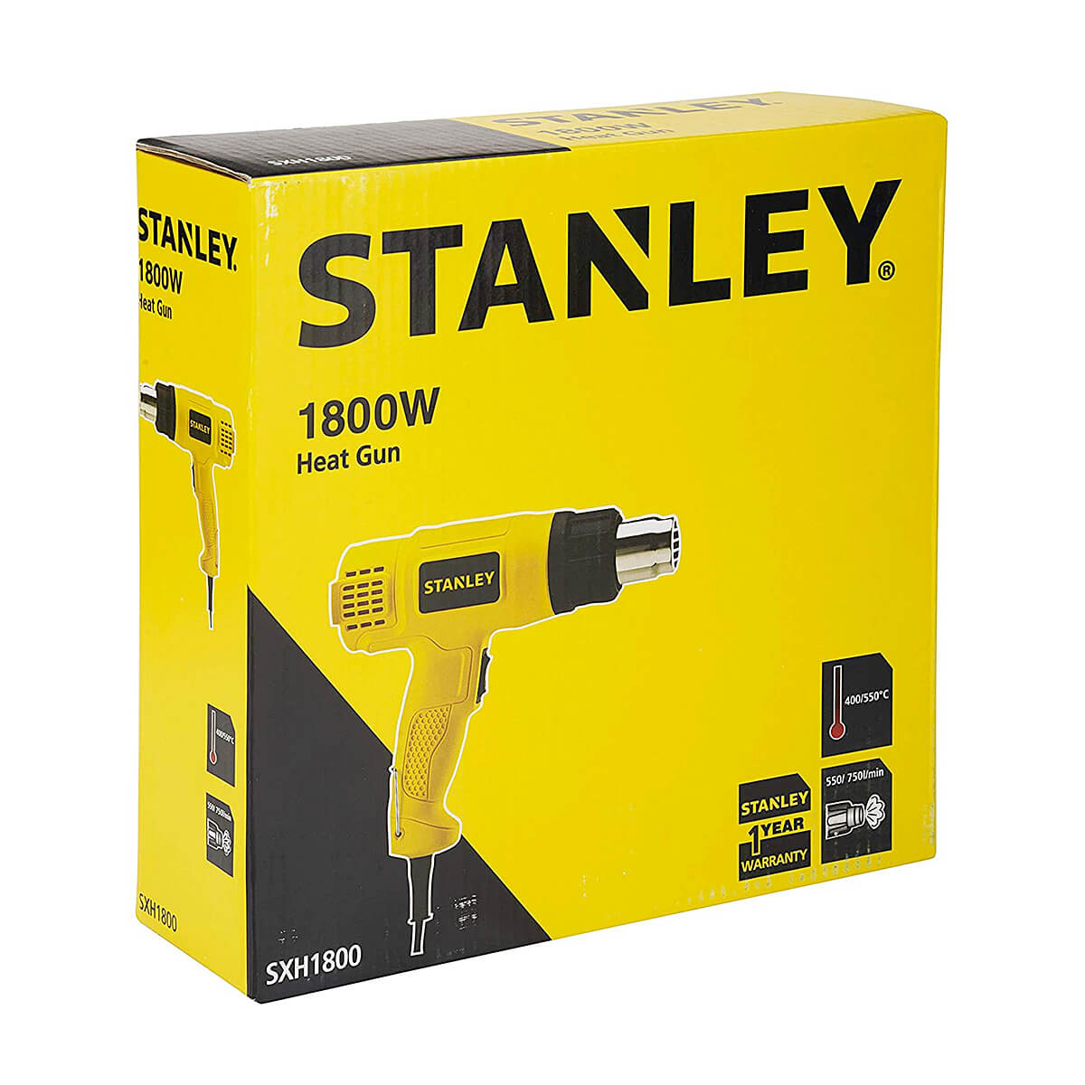 Stanley 1800W 600°C 2 Speed Heat Gun, SXH1800-IN