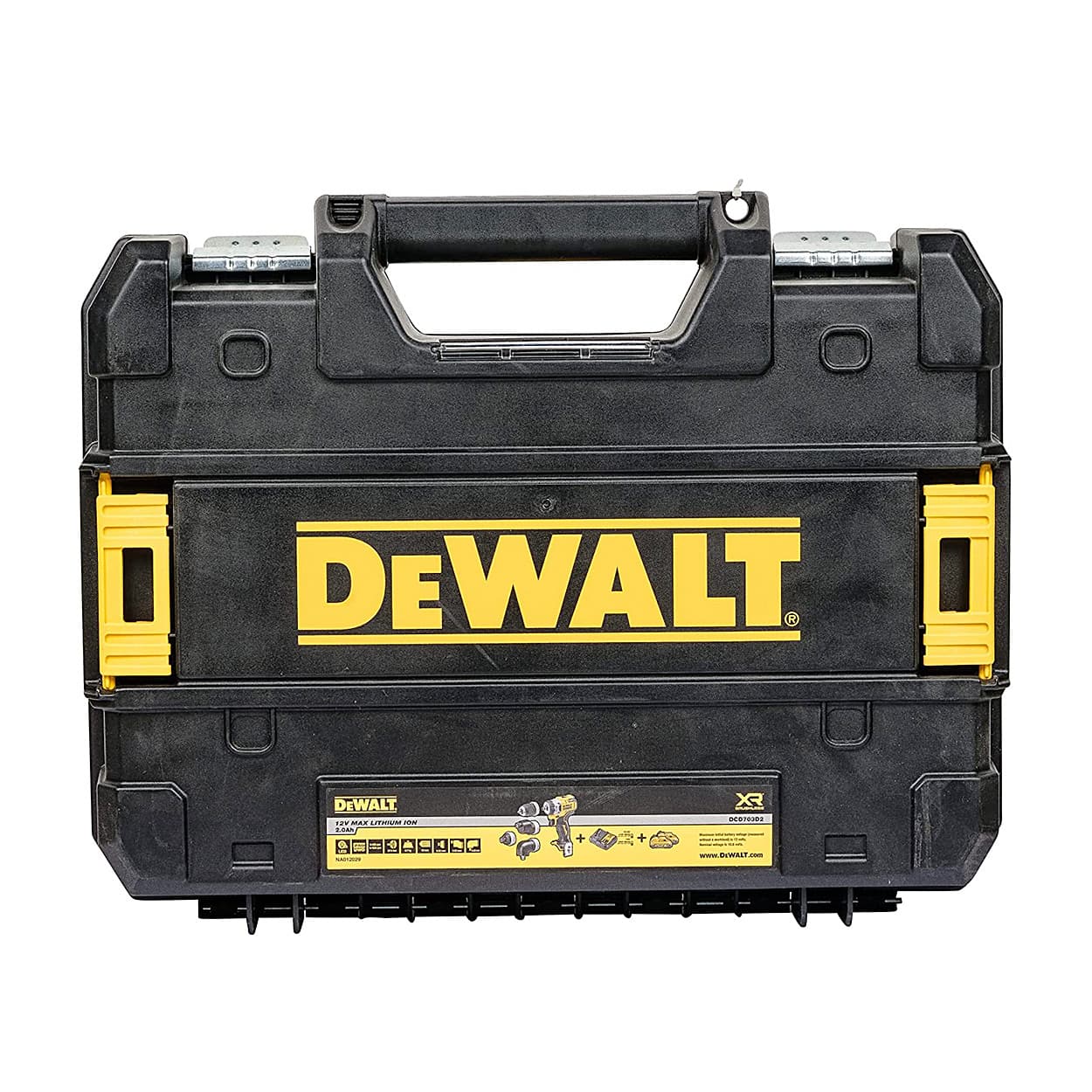 Dewalt 18V / 10mm Li-ion Cordless Brushless Multi-Head Drill Machine With 2x2.0 Ah Batteries & Charger, DCD703D2-B1