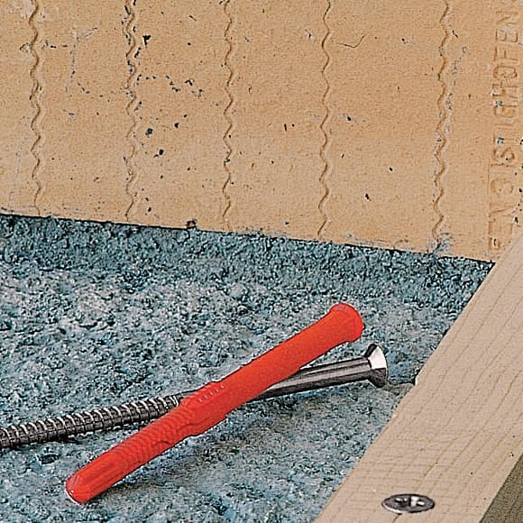 Hilti 10 x 60 mm HRD-C Counter Sunk Head Plastic Frame Anchor - Galvanized Steel (Pack Of 50 Pcs), 423859