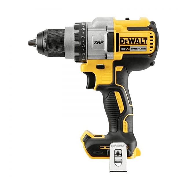 Dewalt 18V / 13mm XR Li ion 3 Speed Cordless Drill Driver with Brushless Motor (Bare), DCD991NT-XJ