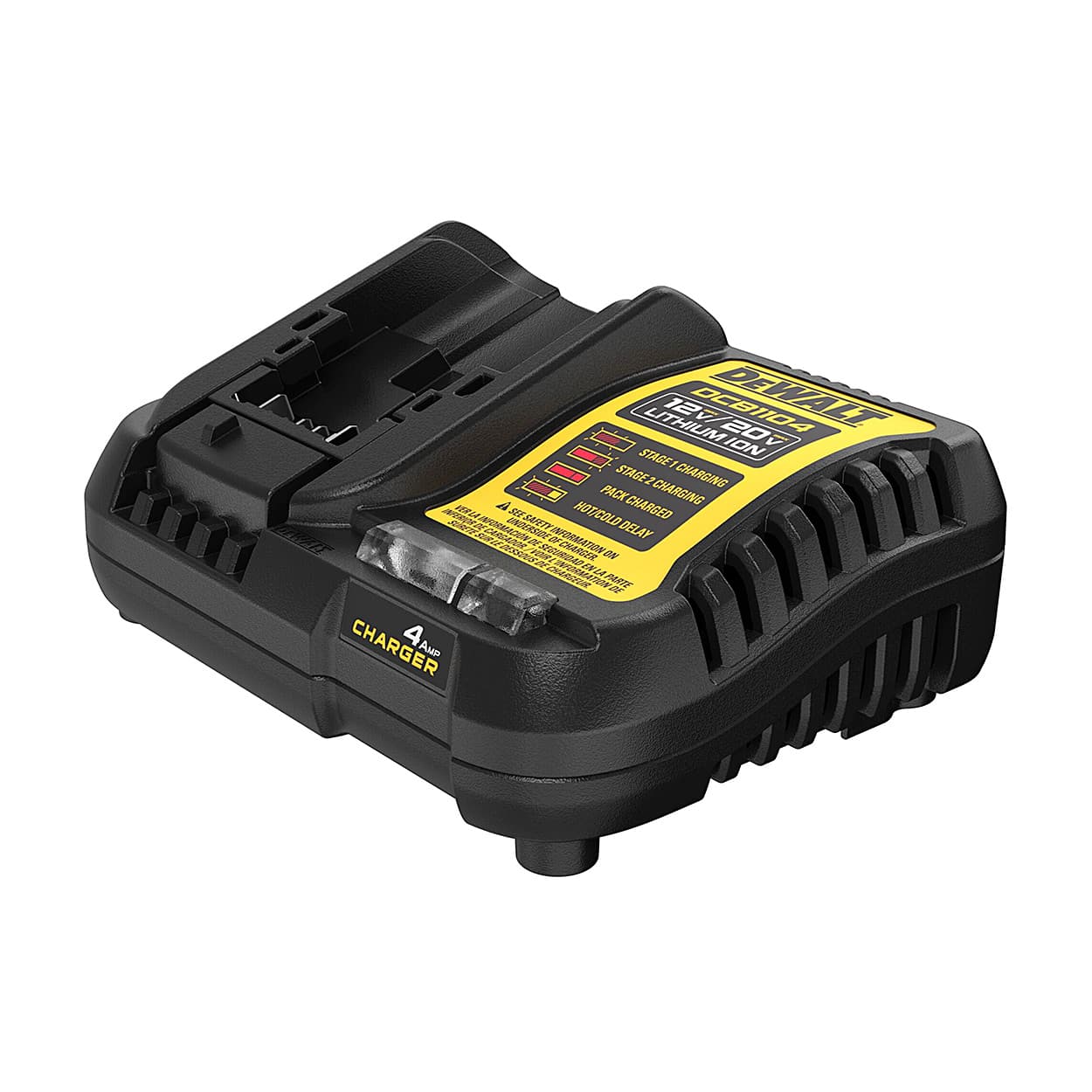DeWalt 12V / 20V Li-ion 4 Amp Charger, DCB1104
