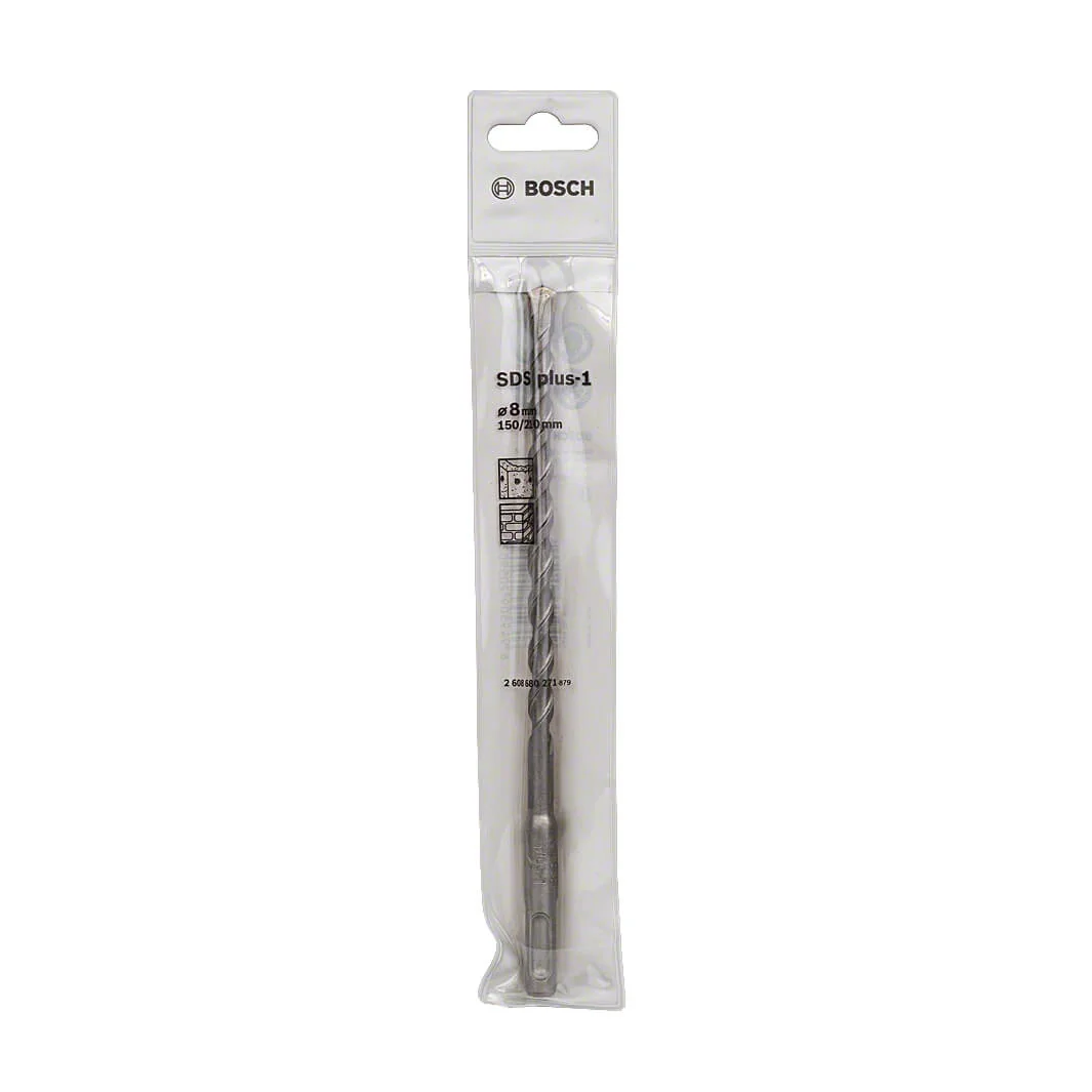 Bosch 8.00 x 210 mm SDS plus-1 Drill Bits, 2 608 680 271