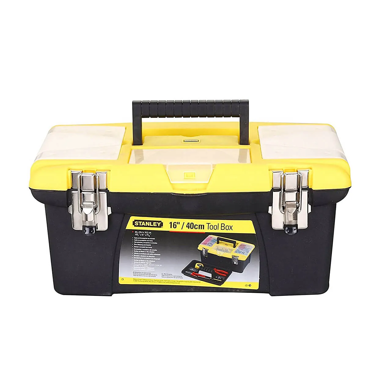 Stanley 16 Inch Heavy Duty Plastic Jumbo Tool Box, 1-92-905