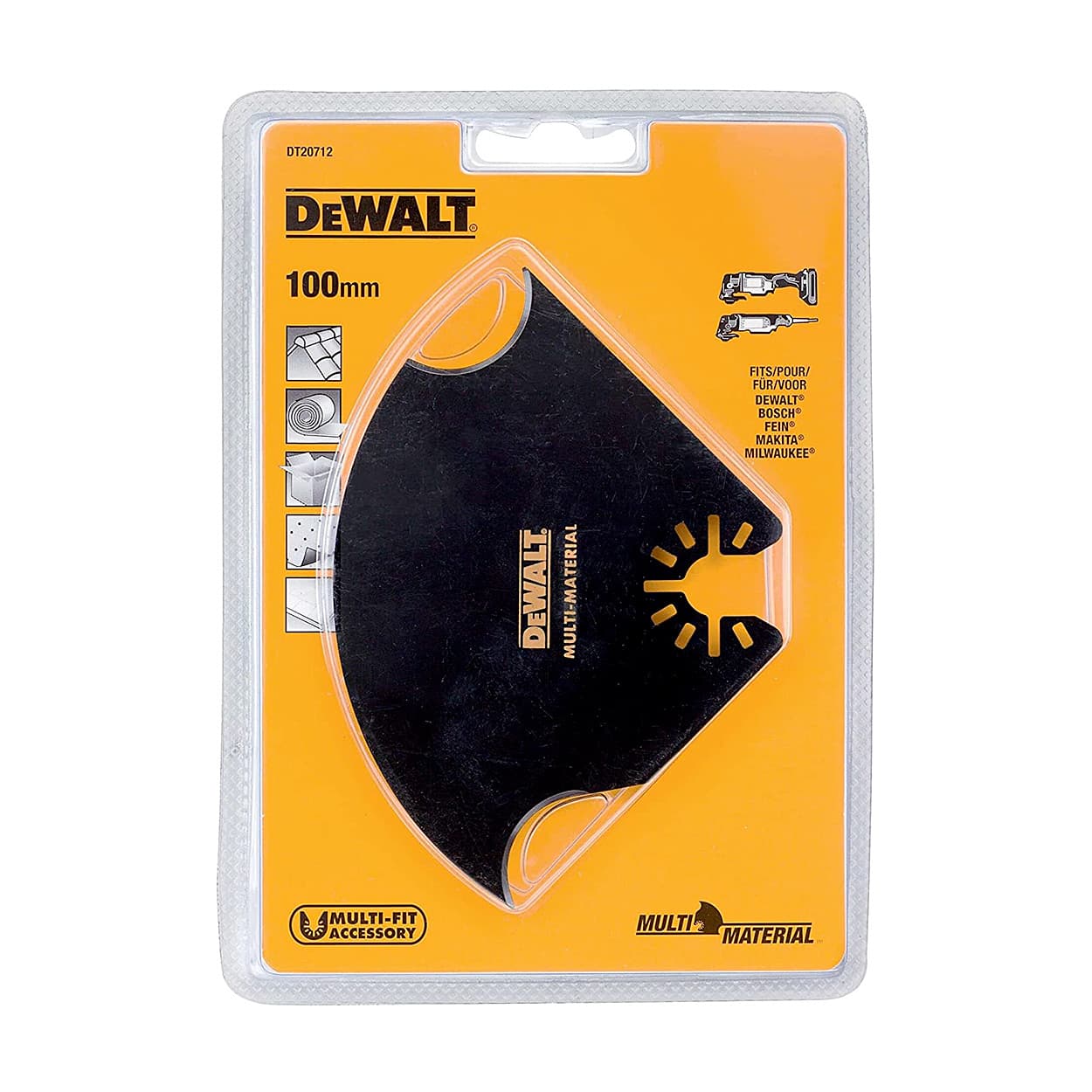 Dewalt 100 mm Oscillating Multi-Material Cutting Blade, DT20712-QZ