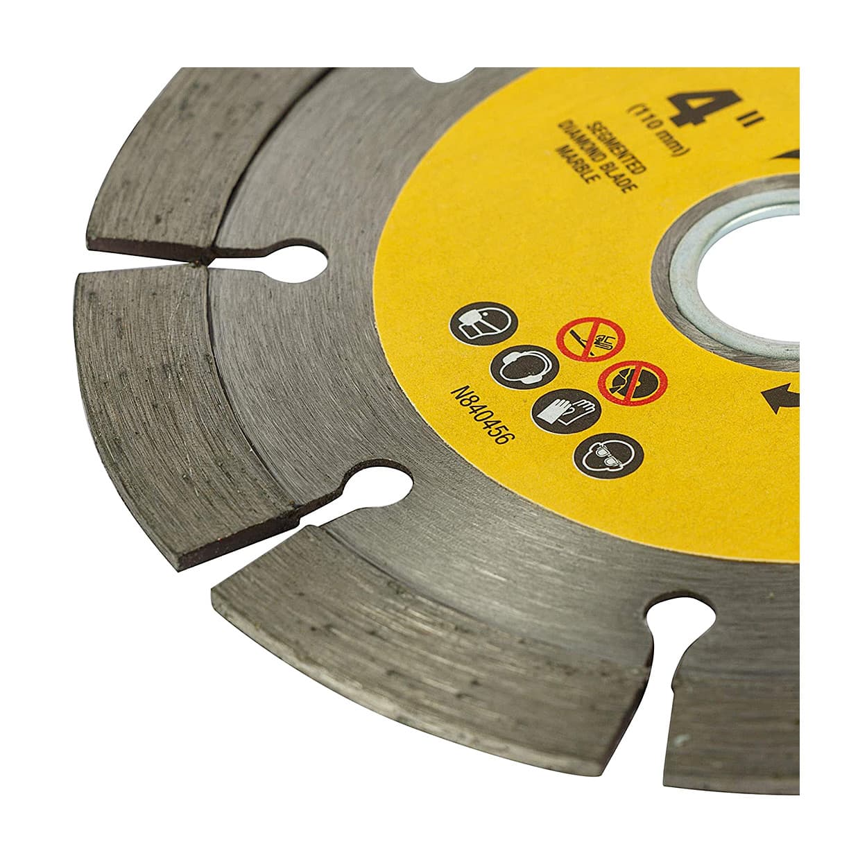 Dewalt 4 inch / 110 mm Segmented Diamond Marble Cutting Blade (Pack of 25 Pcs), DW47402MB25-IN