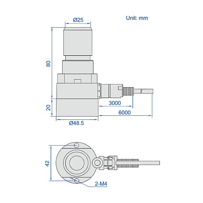 Insize 25 mm Zero Setter with Cable, 9411