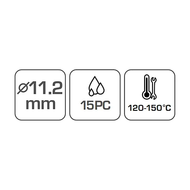Hogert 11.2 mm Glue Gun Sticks (Pack of 180 Pcs), HT2C135